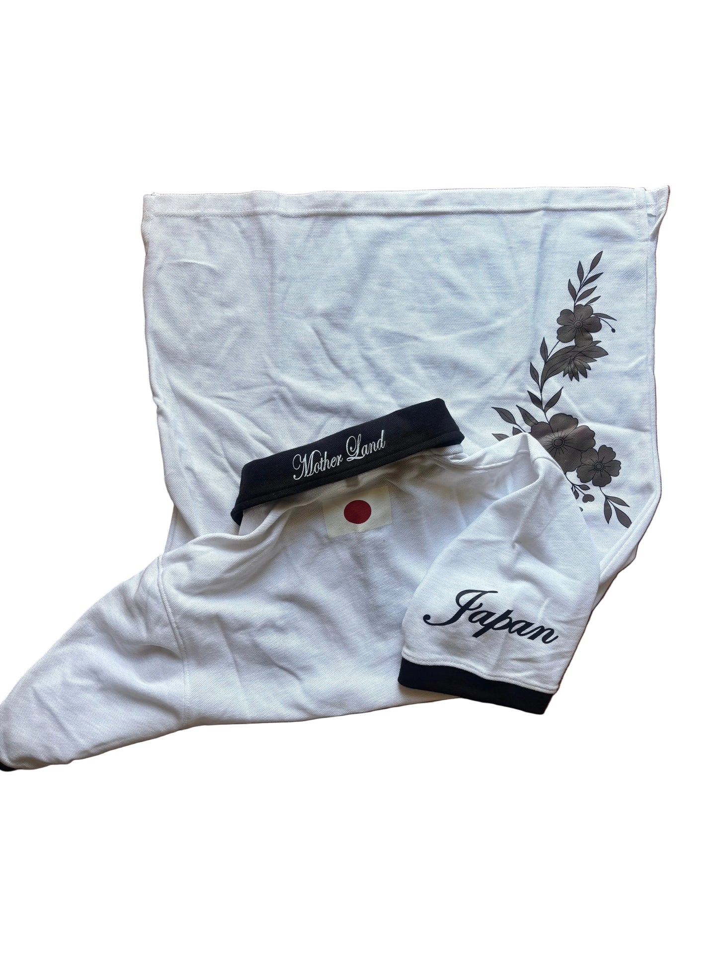 +81 Floral Japan polo - short sleeves