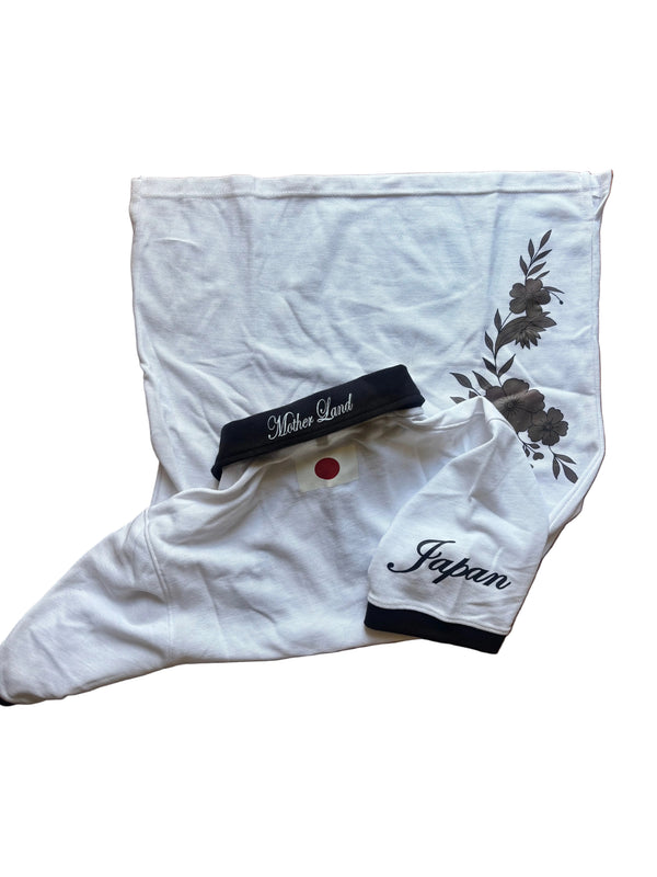 +81 Floral Japan polo - short sleeves