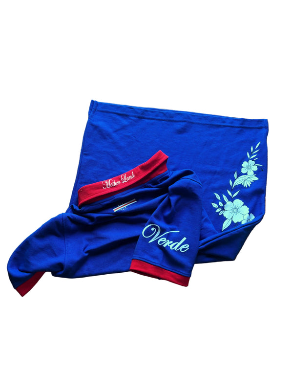 +238 Floral Cape Verde polo - short sleeves